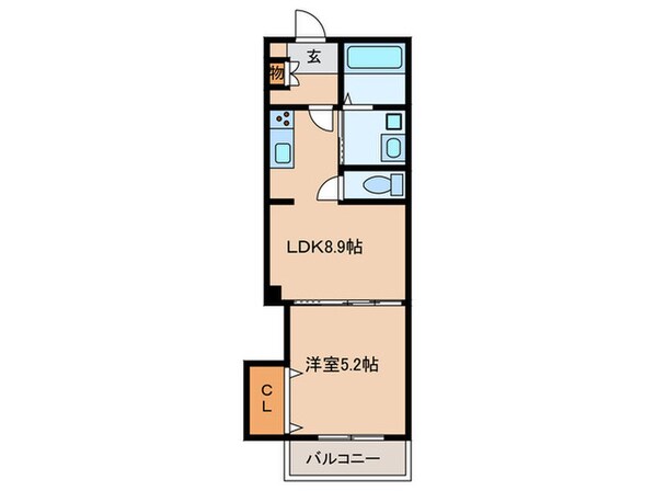 ラモーナ諸福Ⅰの物件間取画像